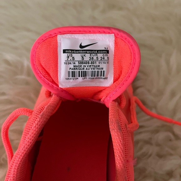 Nike Air Max Thea Orange Mid Casual Running Comfort Shoes - Picture 8 of 9